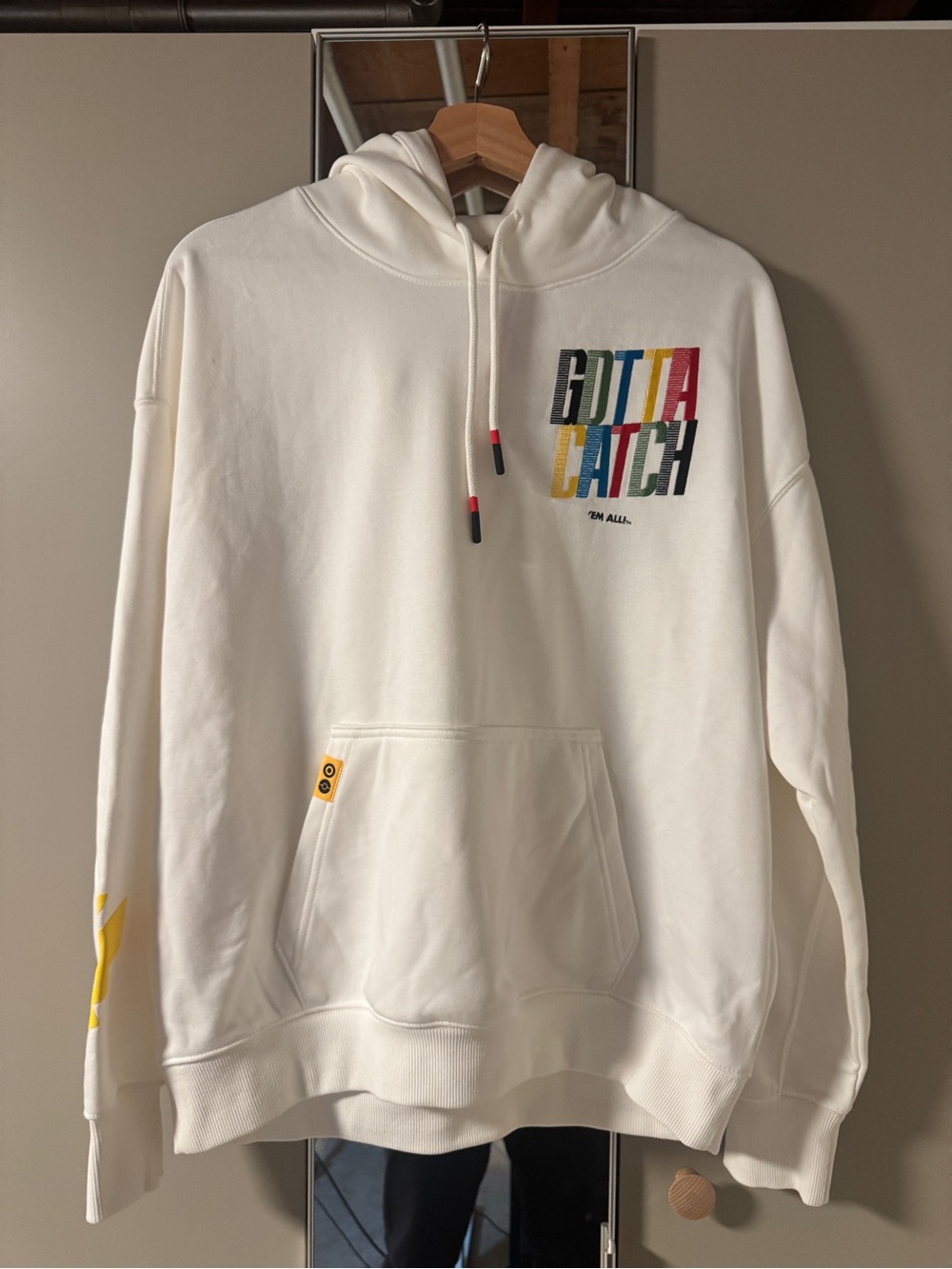 Pokemon x Target White Graphic Hoodie Sweatshirt - "GOTTA CATCH EM ALL” NWT